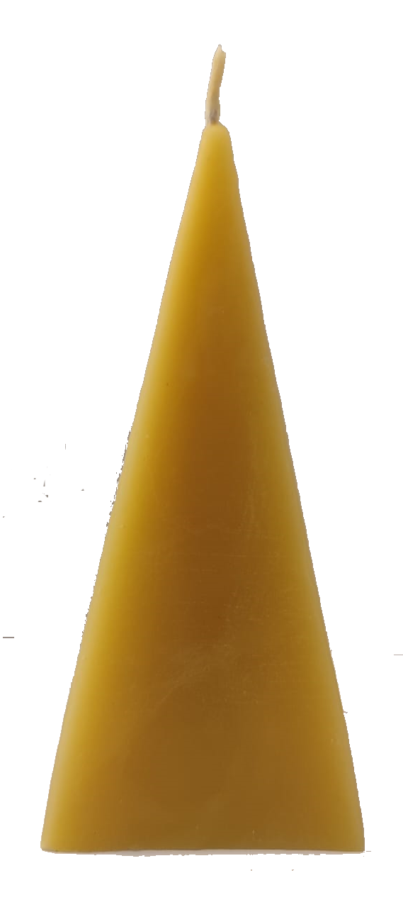 Bienenwachskerze Pyramide 120 x 52 x 52 mm
